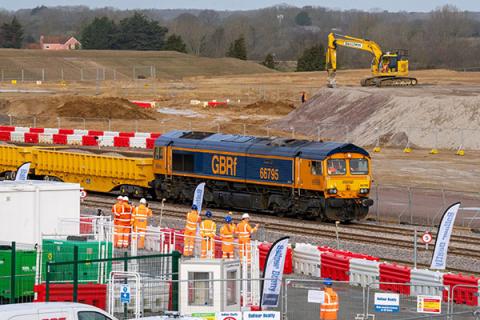 Sizewell C welcomes first engineering train to site Sizewell C welcomes first engineering train to site