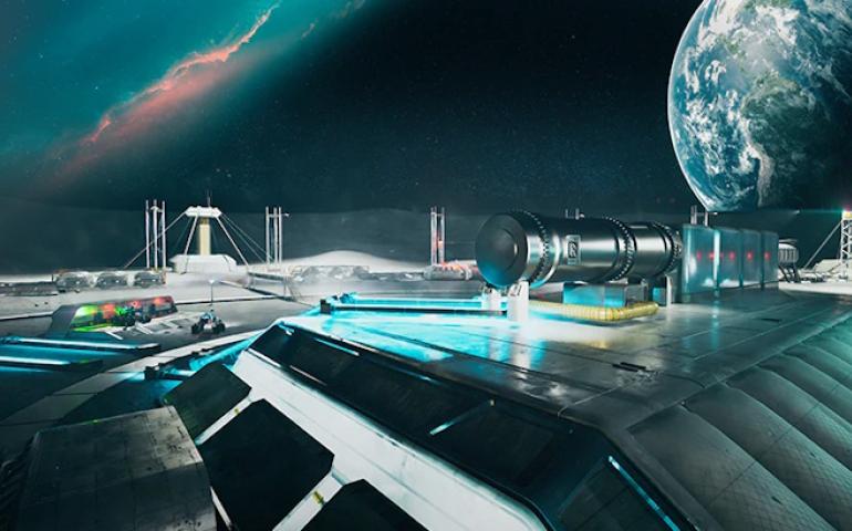 Rolls Royce Micro Reactor Lunar Base